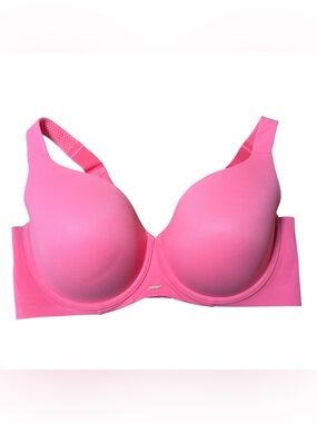 Cacique Modern Luxe Lightly Lined Balconette Bra 40DDD Coral Pink Wide Strap